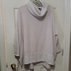 Ladies sweater size large white birch